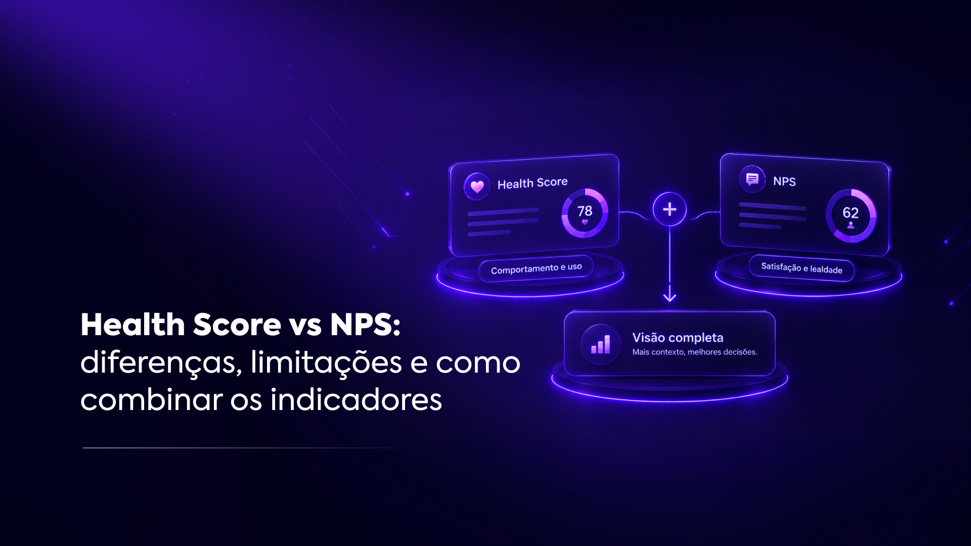 Health Score vs NPS: diferenças, limitações e como combinar os indicadores